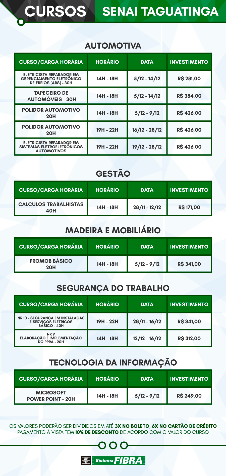 tabela cursos senai taguatinga 1.12