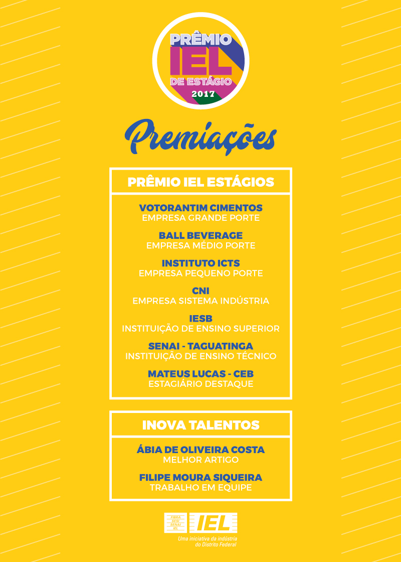 premiacao premio iel