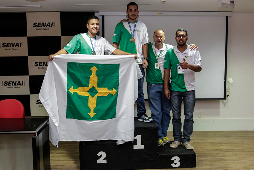 Cerimonia de premiacao seletivas worldskills DF