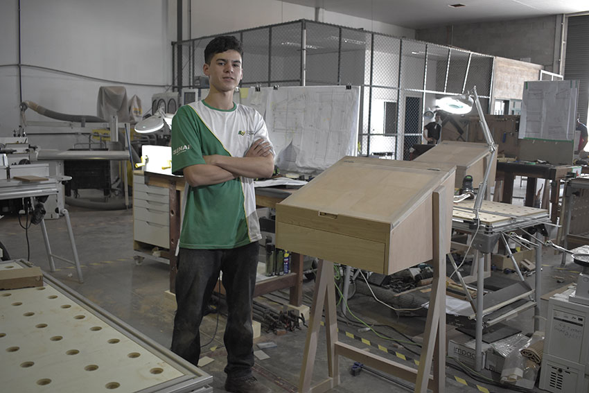 seletiva worldskills movelaria joao victor pulpito