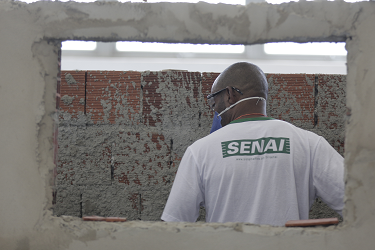 26 3 2019 Moacir Evangelista Senai DF Curso de Pedreiro