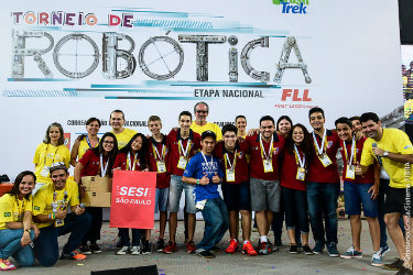 Definidas as equipes que representarão o Brasil em Torneios Internacionais de Robótica