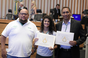 Judoca do Sesi é homenageada da Câmara Legislativa