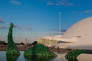 dinossauro lixo zero museodarepublica