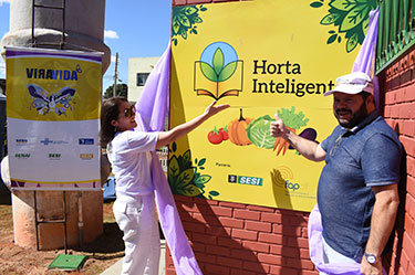 Horta Escolar Inteligente é inaugurada no Sesi São João XXIII