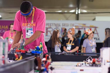 olimpiada conhecimento senai sesi robotica