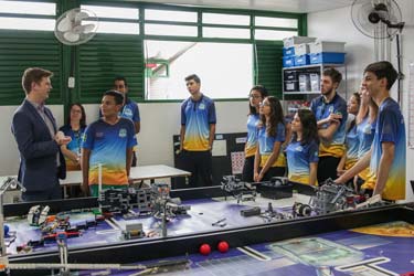 3 25 06 2019 Visita da embaixada da Australia ao Sesi Taguatinga Foto Victor Hugo Pessoa Sistema Fibra