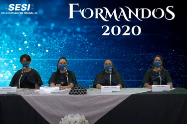 Sesi-DF encerra ano letivo de 2020 com formaturas online
