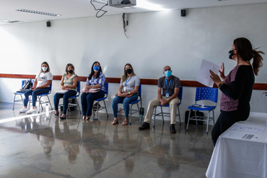 Planejamento para o segundo semestre e retorno presencial são discutidos em semana pedagógica