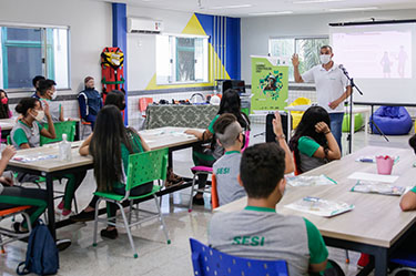 Escolas do Sesi-DF receberam ações da Canpat Construção 2021